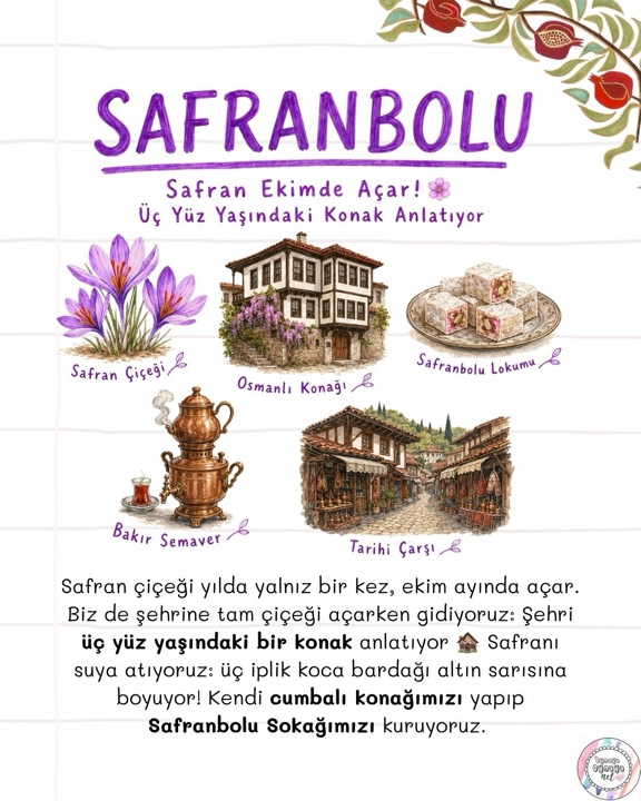 Safranbolu — safran ekimde açar: üç yüz yaşındaki konak, bakır semaver, tarihi çarşı