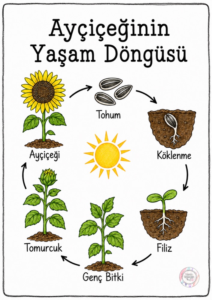 Fen etkinliği — tohumdan çiçeğe